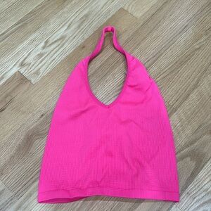 Pink Urban Halter Neck tank top